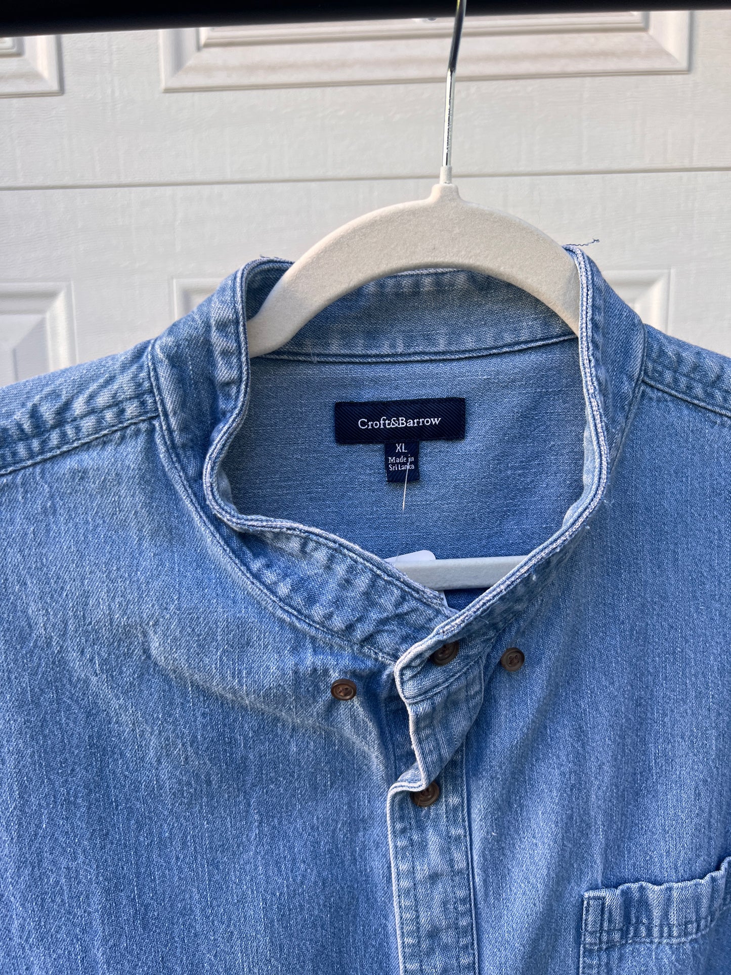 Plaid & Denim Remix Shirt - XL