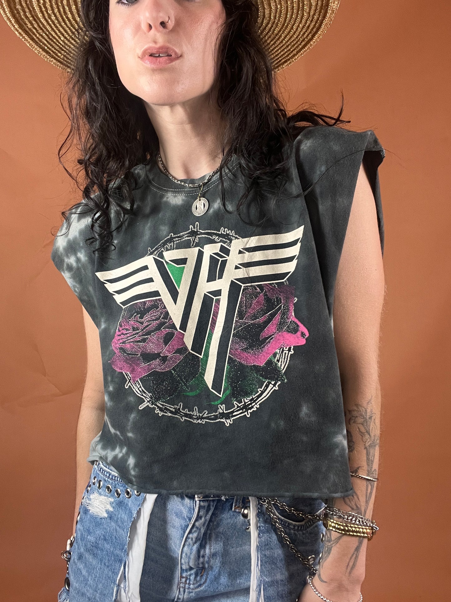 Van Halen Serape Stripe Crop Top - M/L