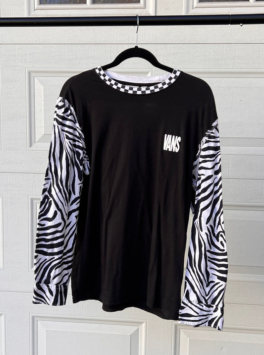 Vans Zebra Check Remixed Shirt - L