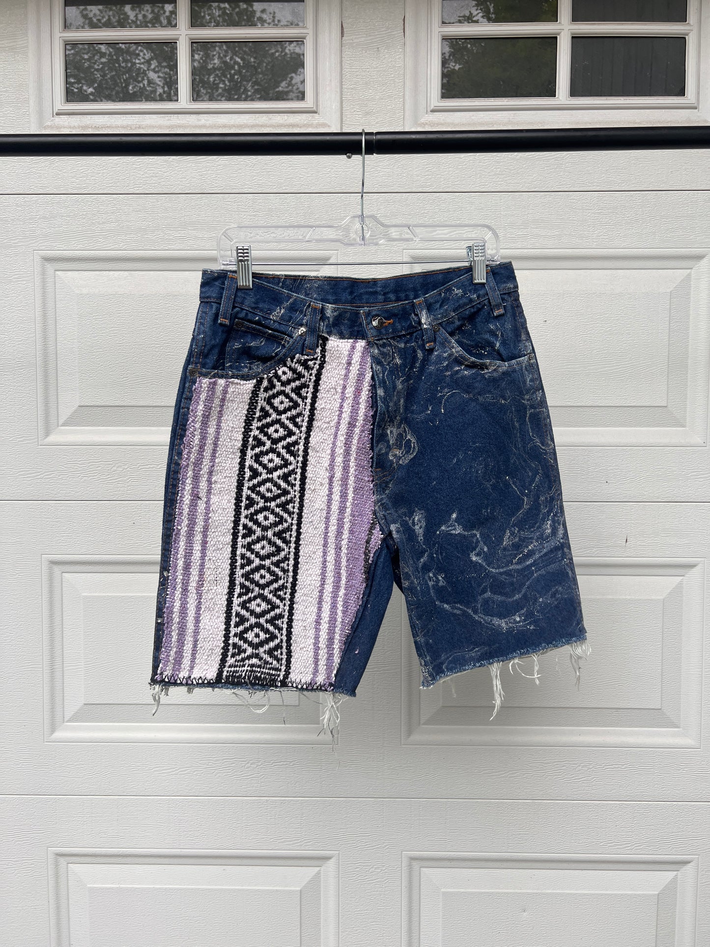 Marbled Baja Denim Shortz - 31"
