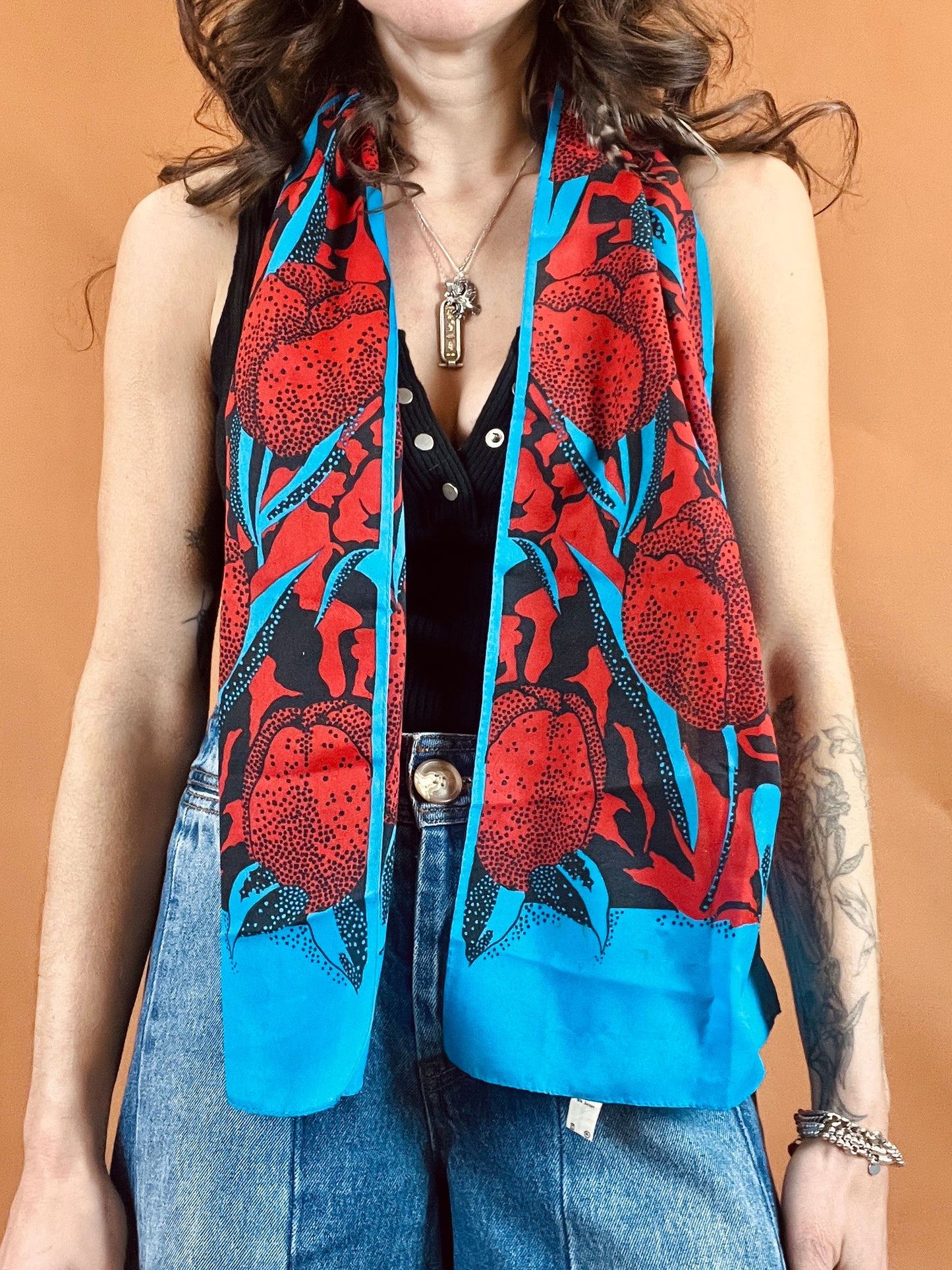 The Vintage Floral Scarf