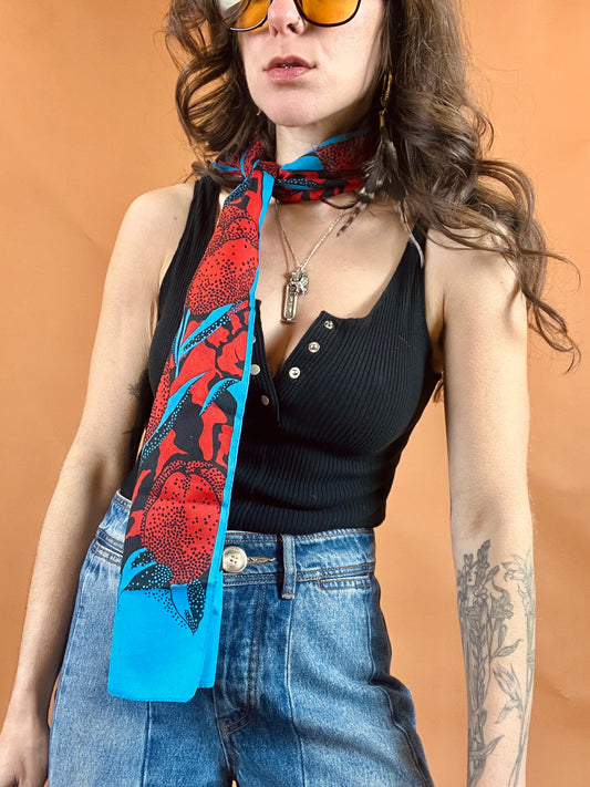 The Vintage Floral Scarf