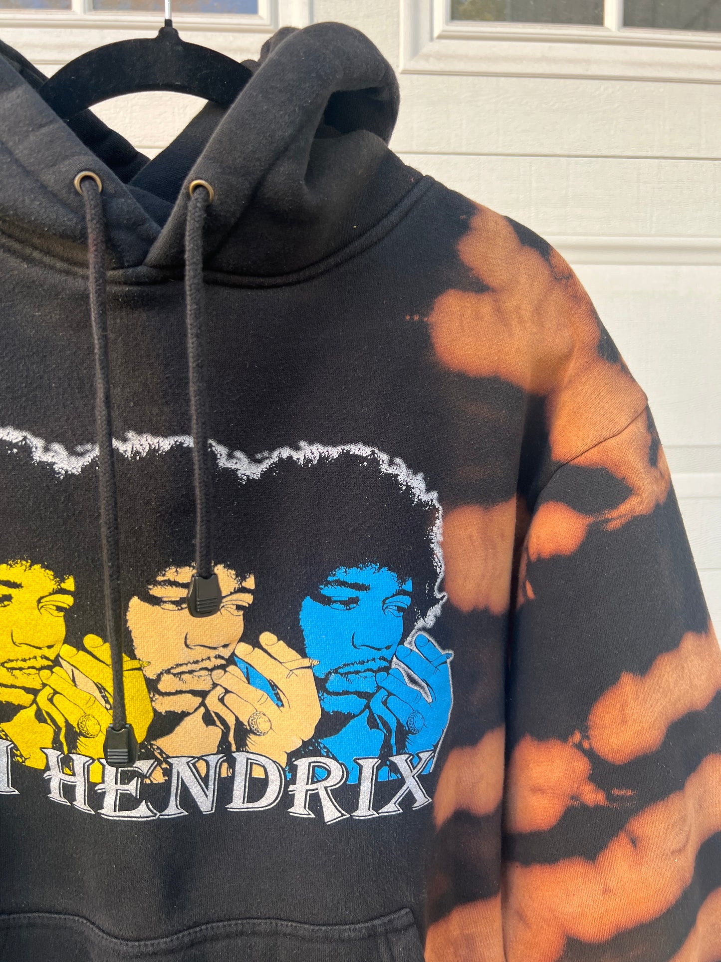 Jimi Hendrix Bleach Hoodie - Medium