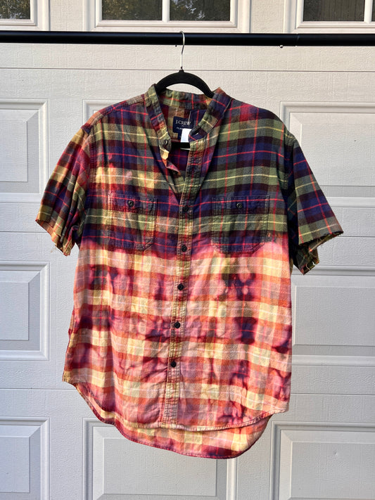 J Crew Beached Flannel Long Sleeve Button Down Shirt