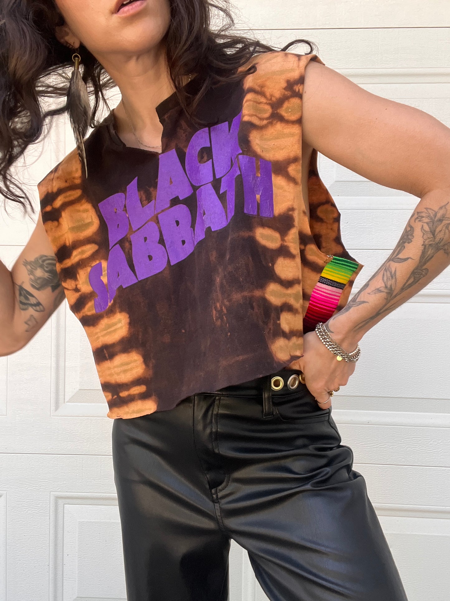 Black Sabbath Serape Stripe Tank - L/XL