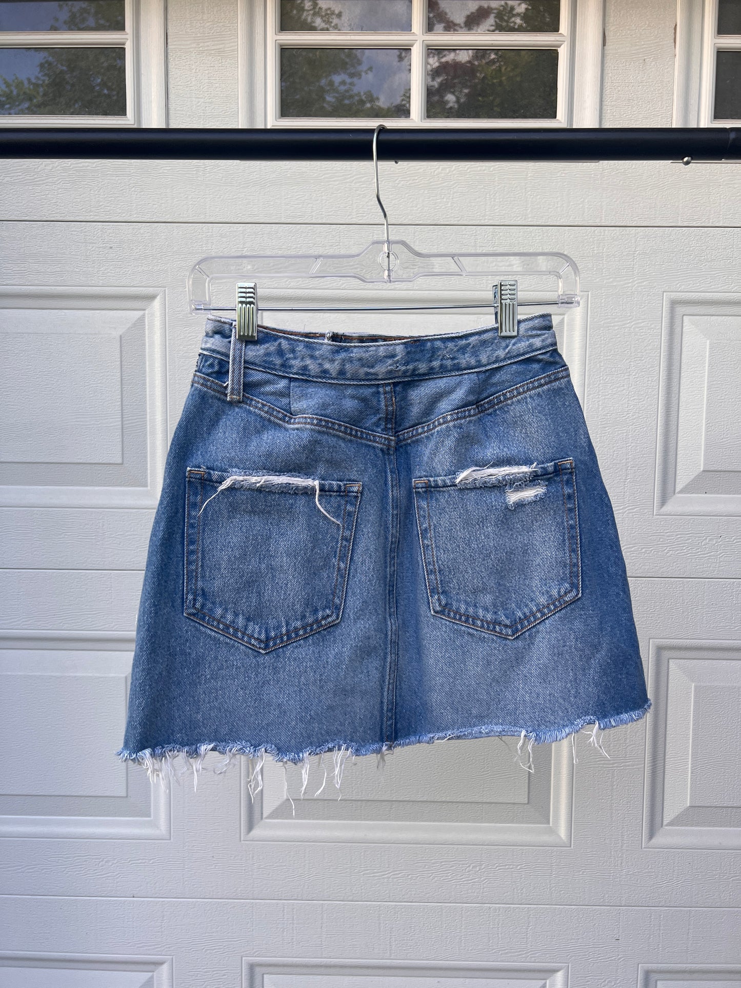 The Grommet Denim Mini Skirt - 24/25"