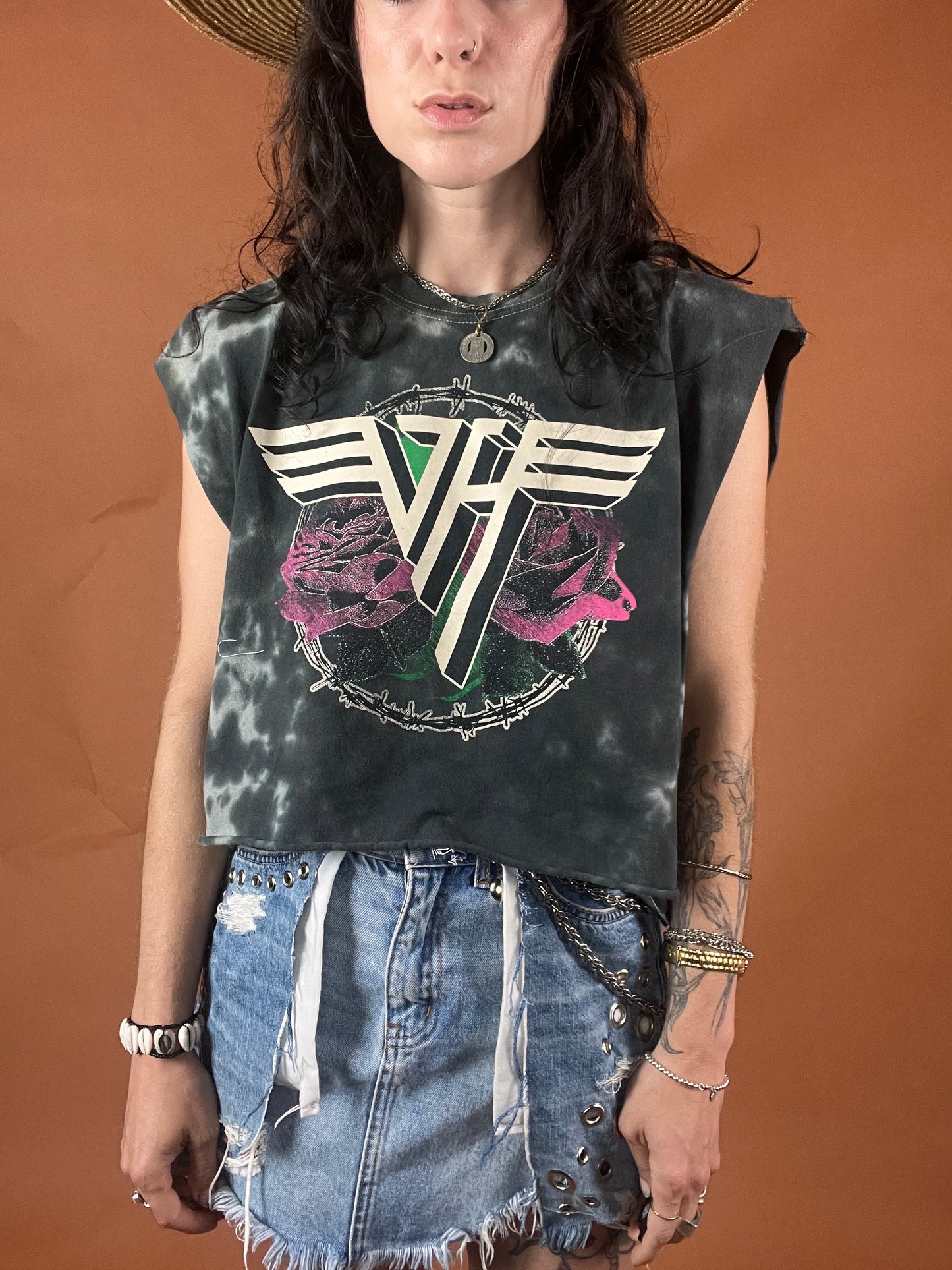 Van Halen Serape Stripe Crop Top - M/L