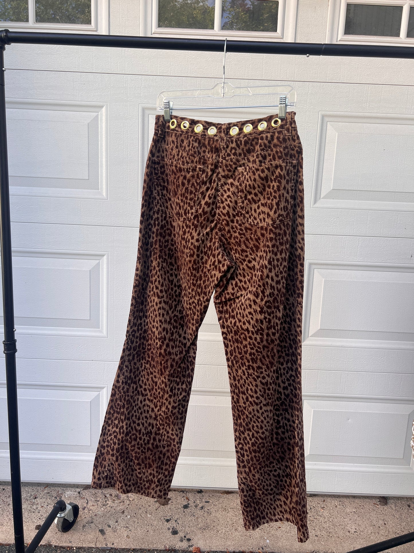 The Grommet Leopard Flares - 31"