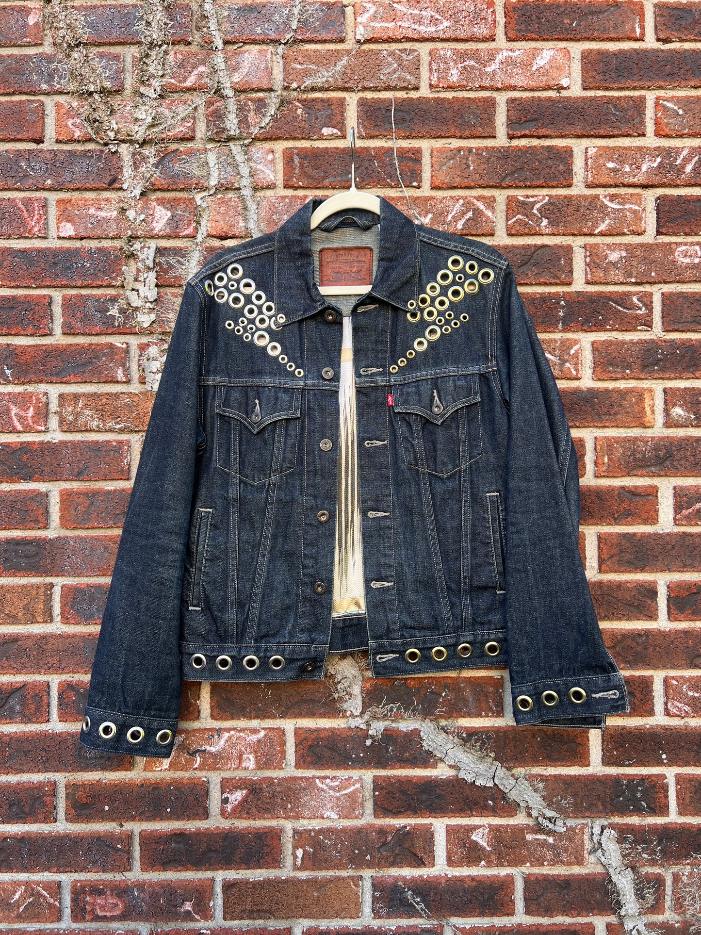 The Lightning Grommet Denim Jacket - M