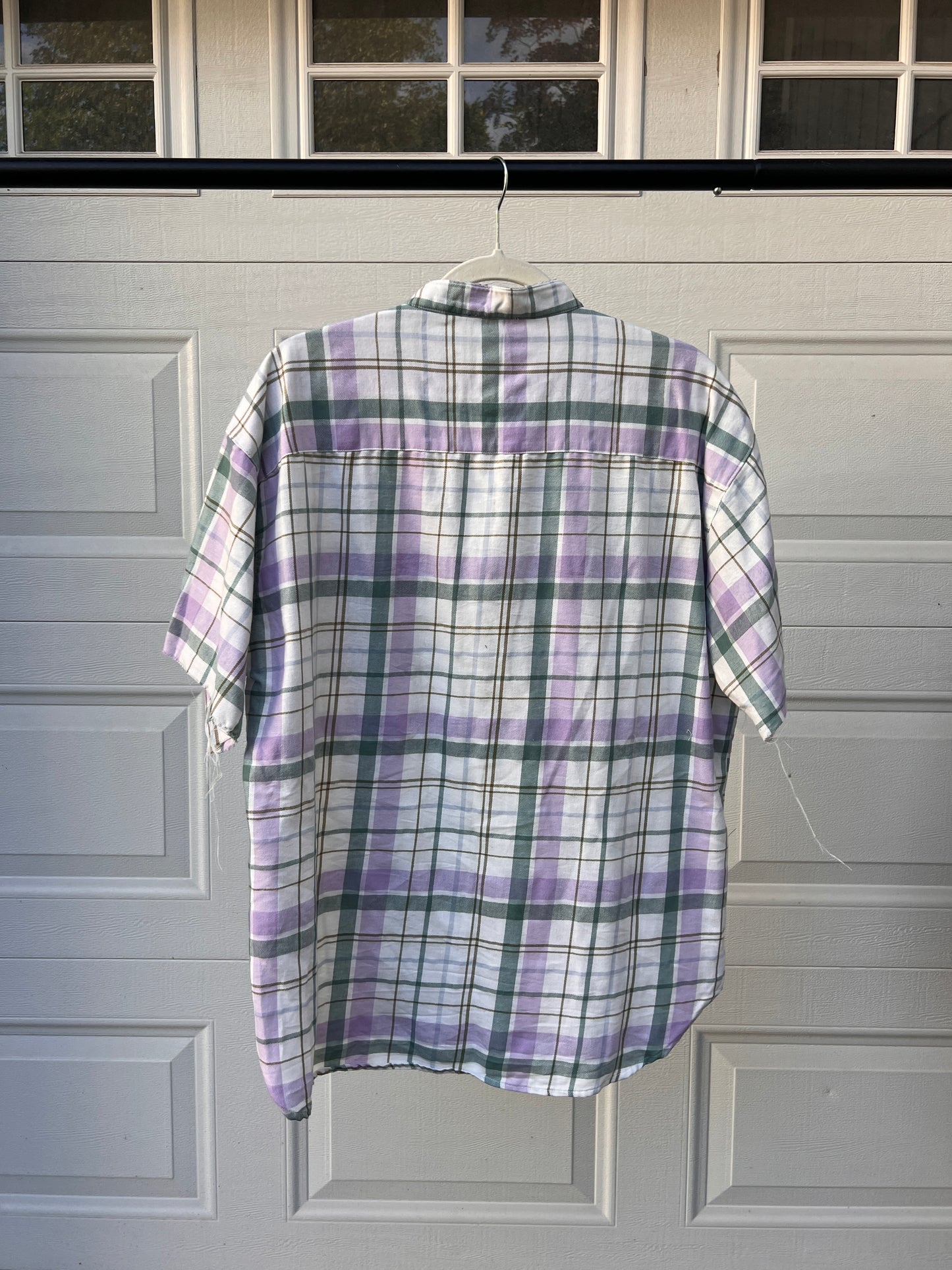 Reworked Plaid Button Down - M