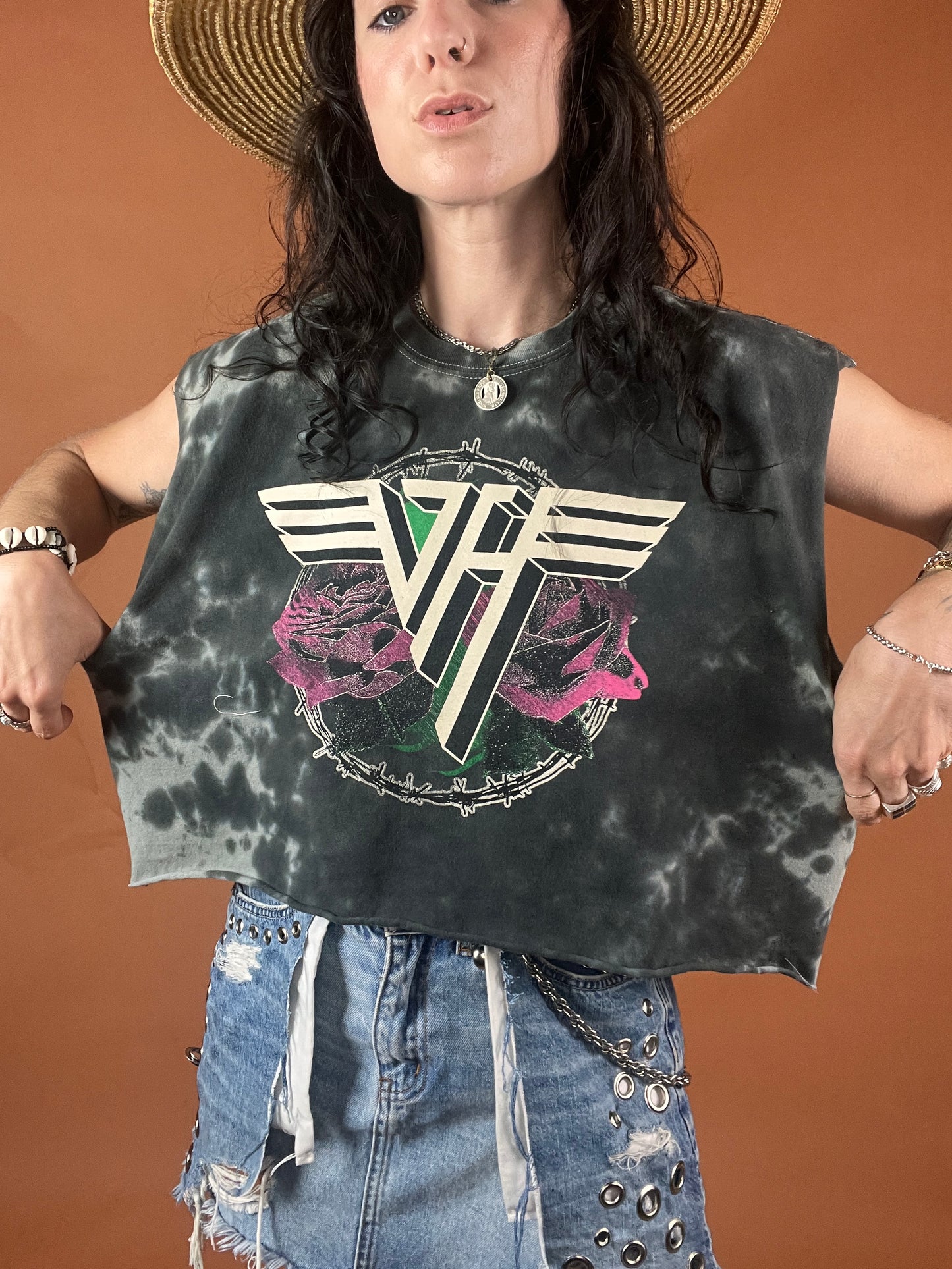 Van Halen Serape Stripe Crop Top - M/L