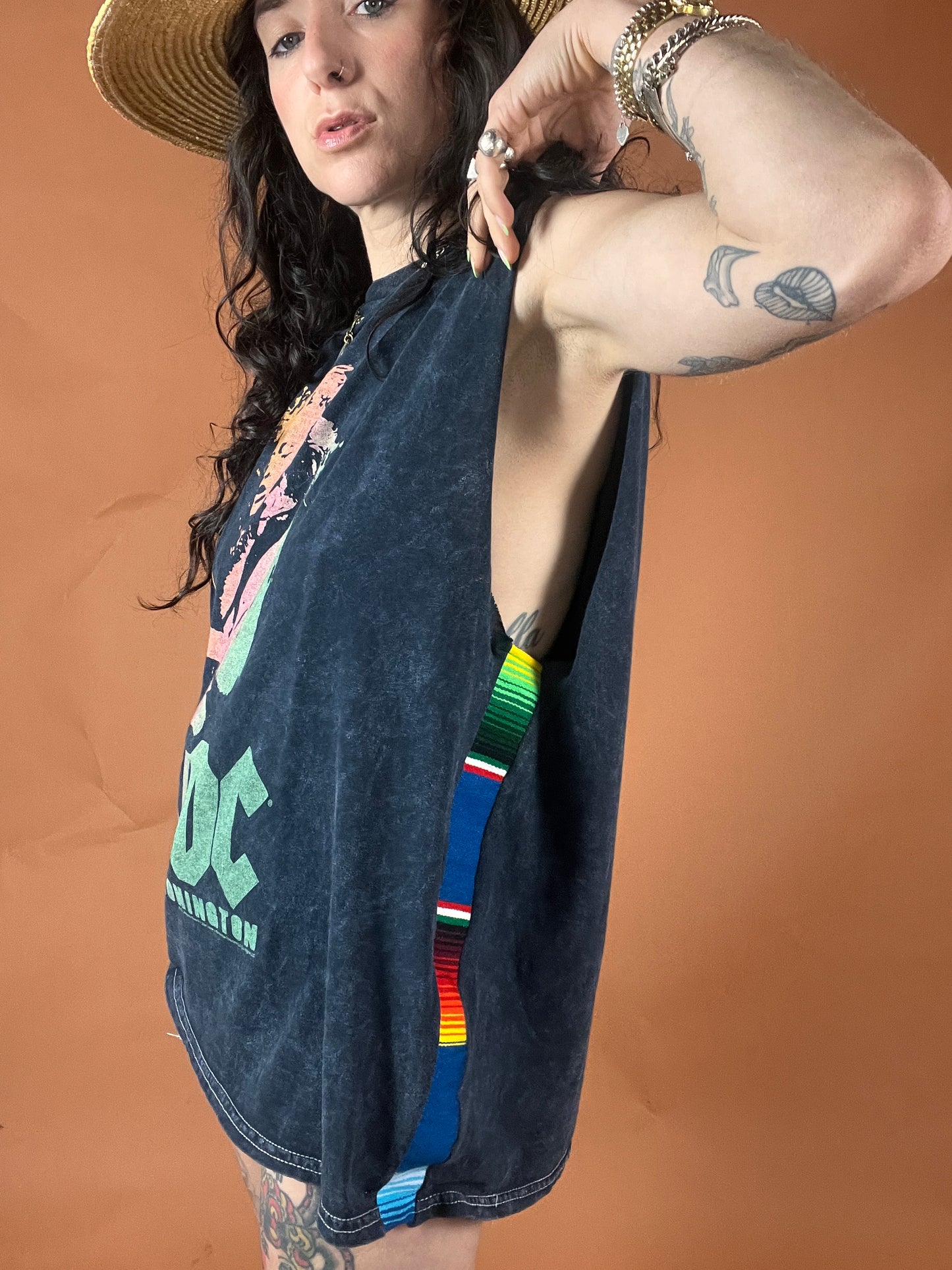 ACDC Serape Stripe Tank Top - L