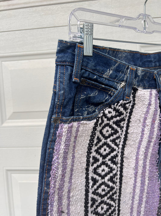 Marbled Baja Denim Shortz - 31"