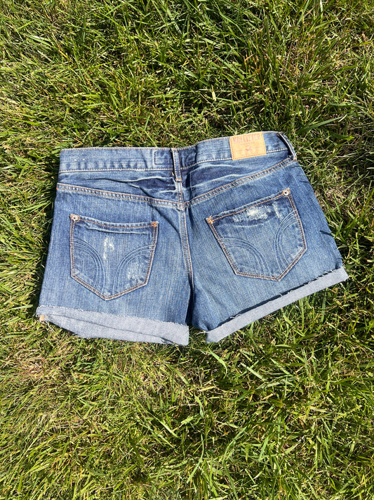 Reworked  Floral Towel Shorts - Size 3/26