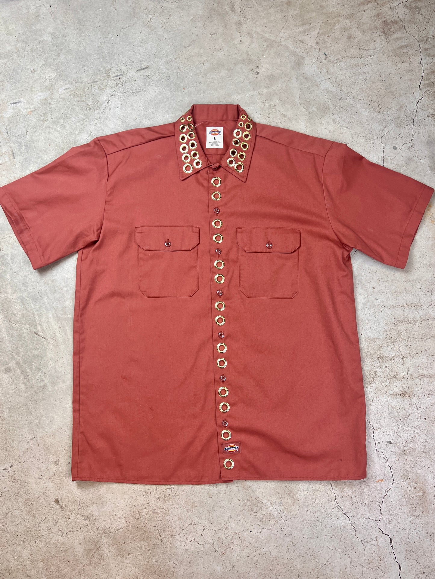 The Grommet Dickies Shirt - Rust - L