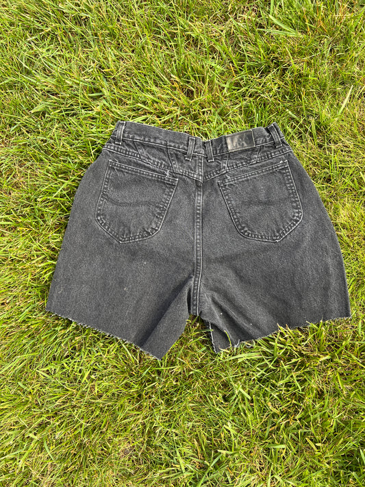 Reworked Floral Towel Shorts - Size 16