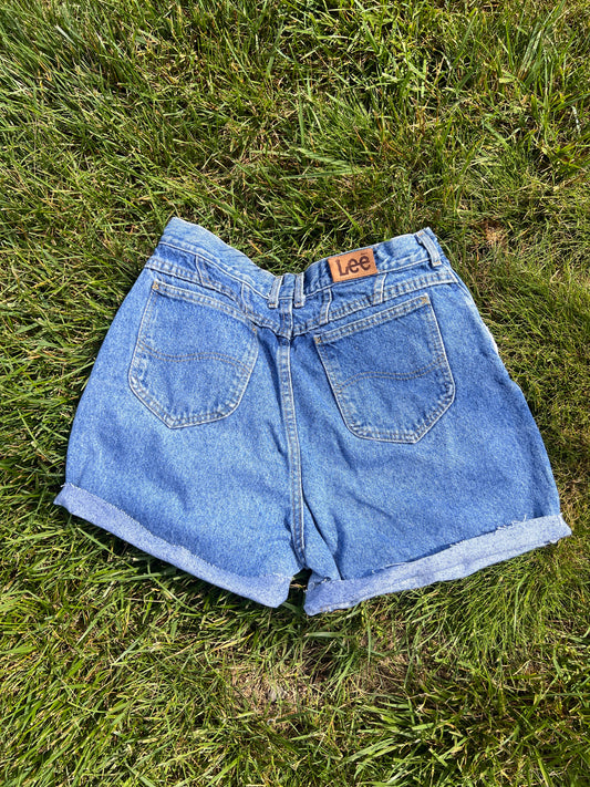 Reworked Floral Towel Shorts - 29"