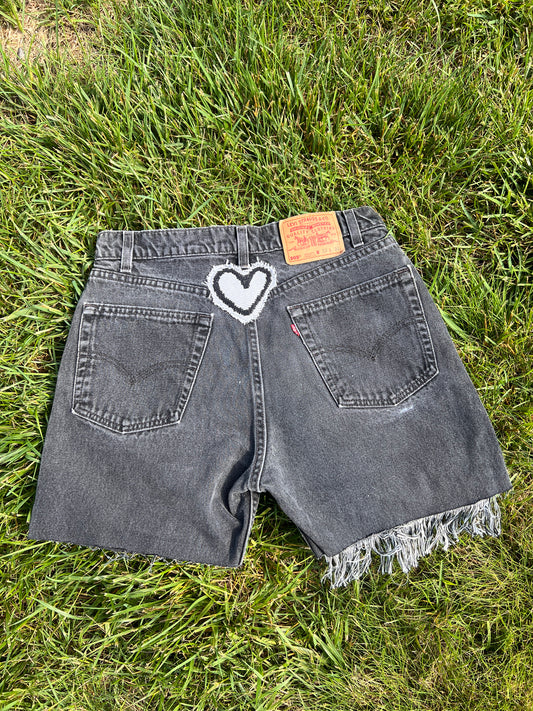 Reworked Keith Haring Shorts - 30"