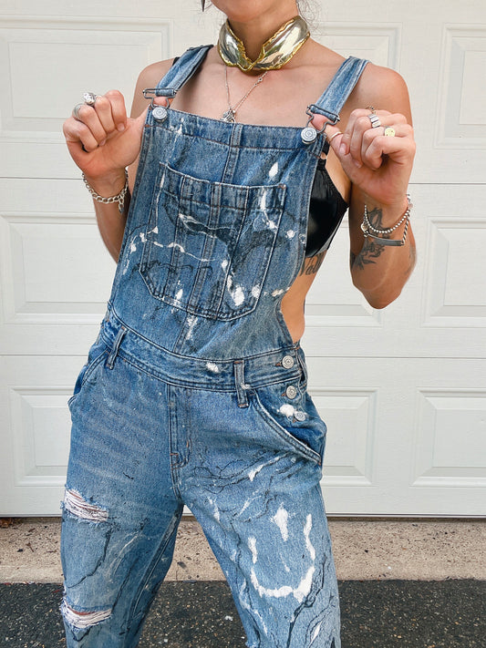 Marbled Overalls - M