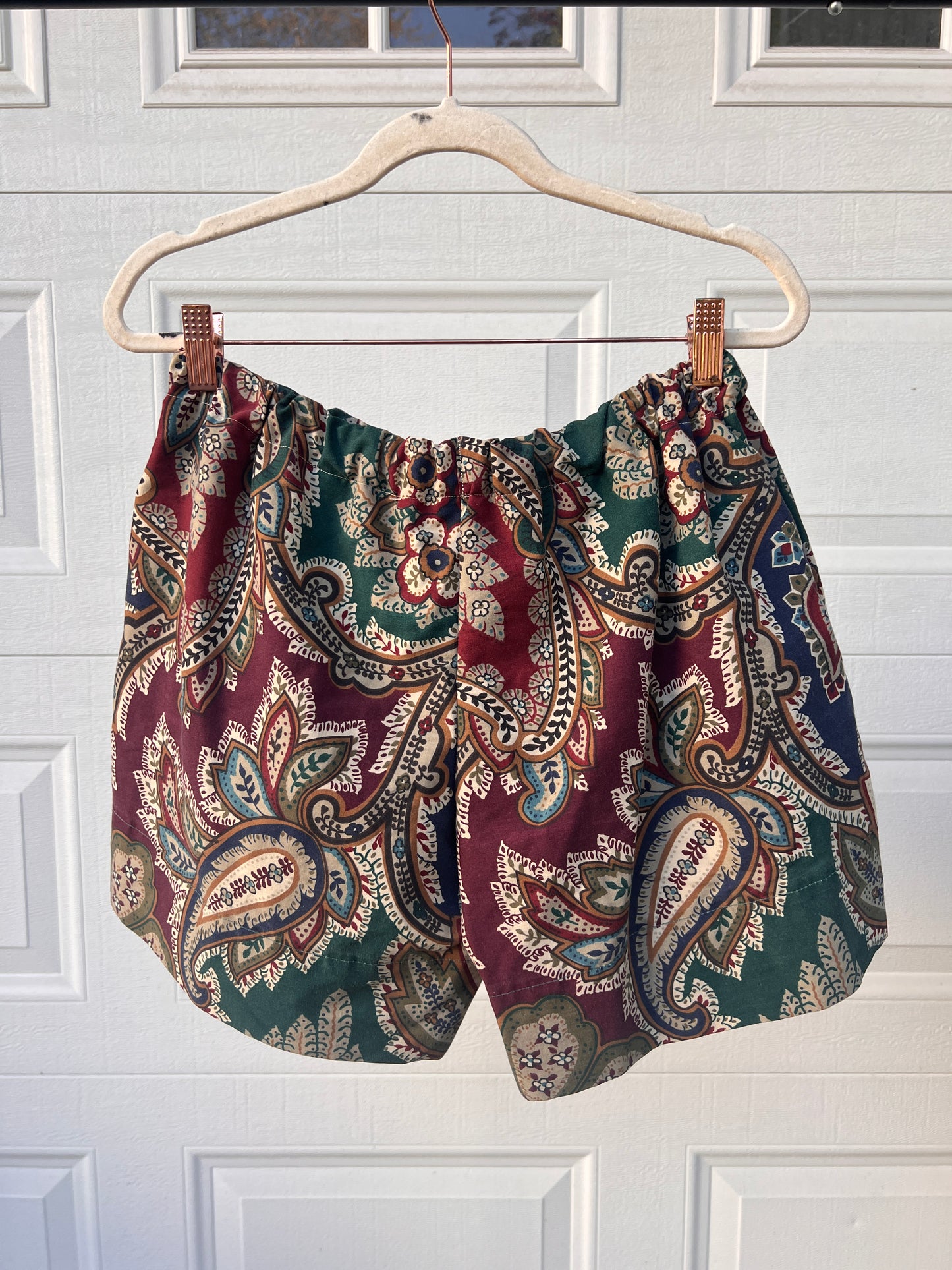 Handmade Paisley Lounge Shorts - L/XL