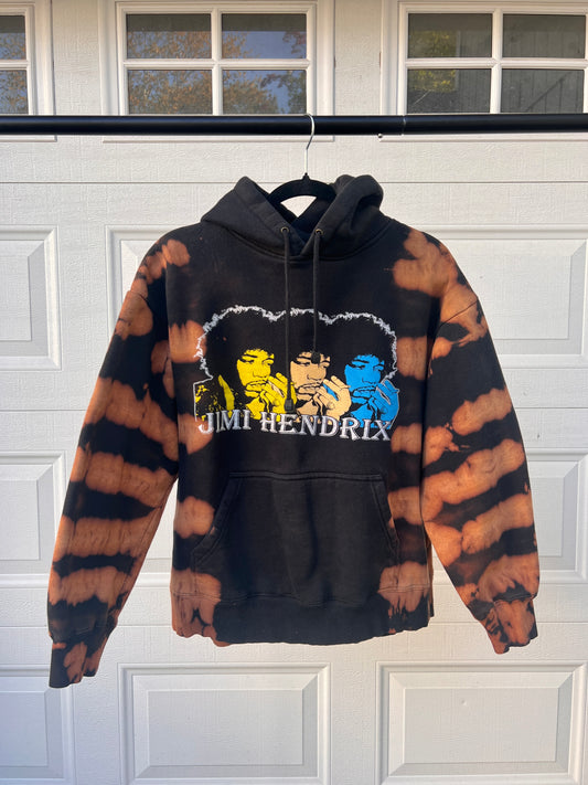 Jimi Hendrix Bleach Hoodie - Medium