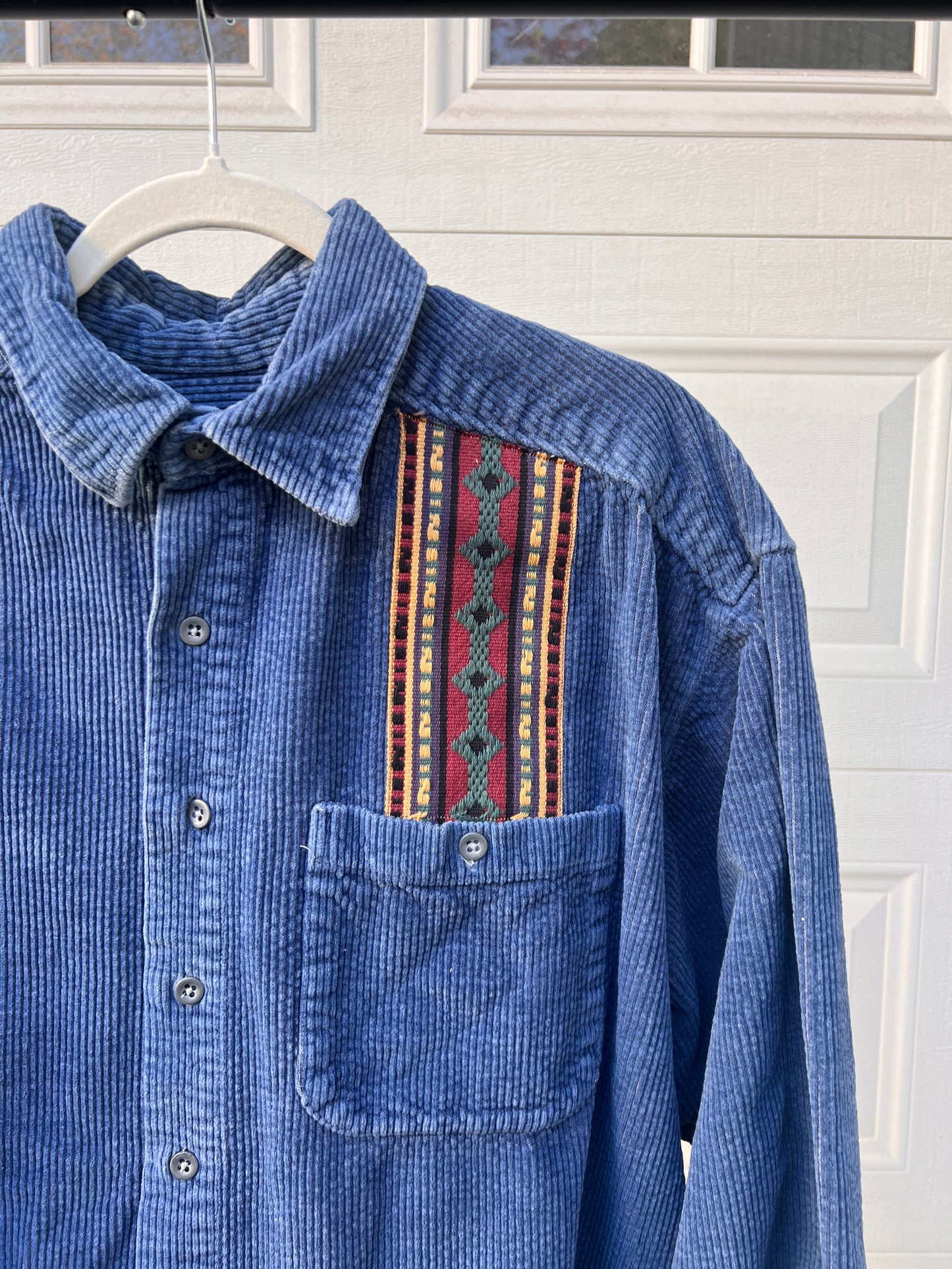 Remixed Corduroy Shirt - Large