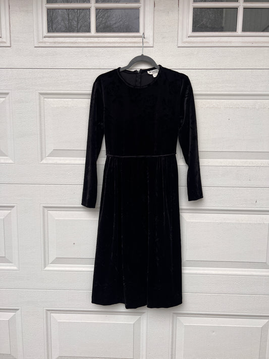 Floral Burnout Velvet Dress - 4P