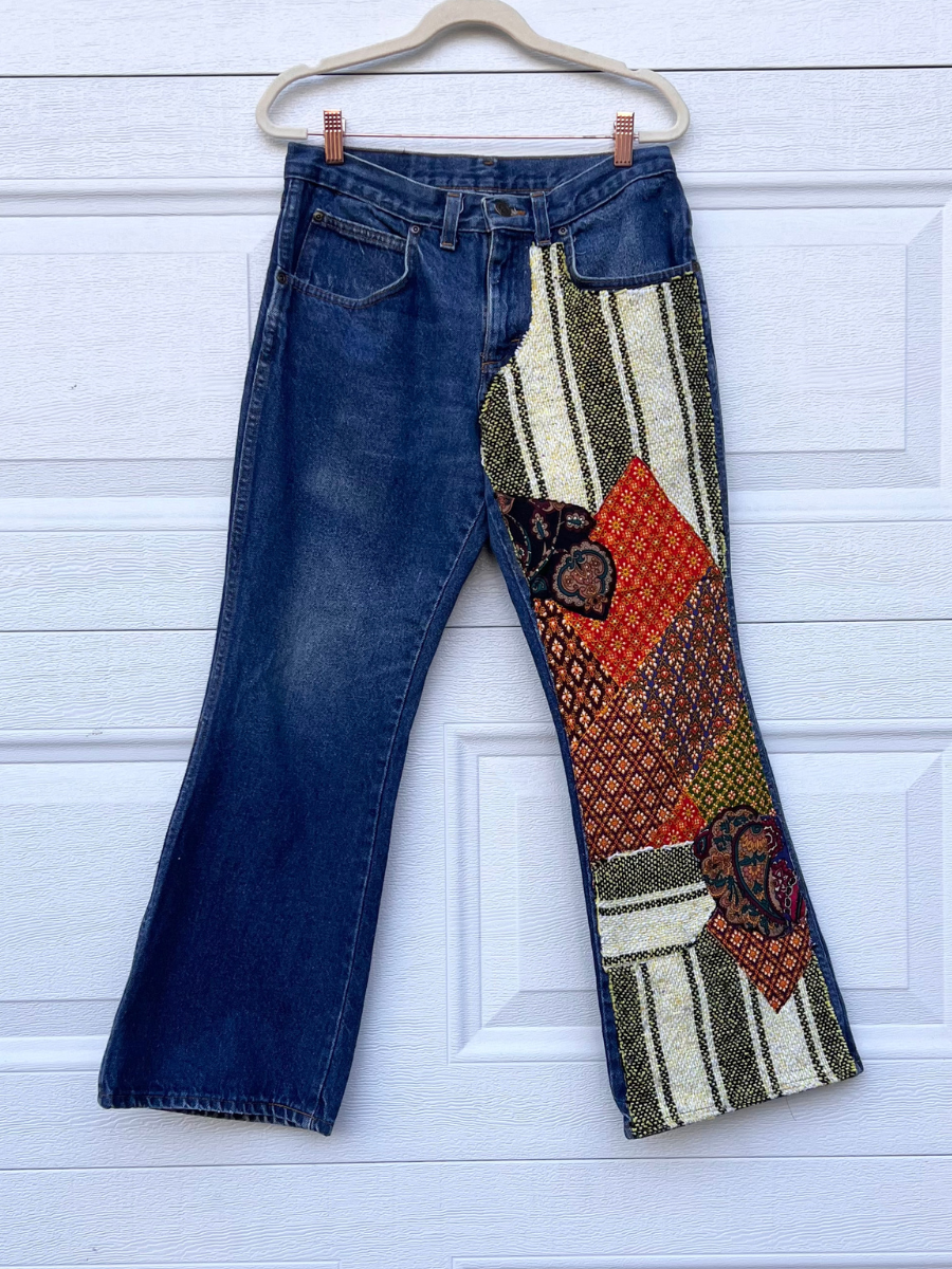 The Patchwork Flare Jeans